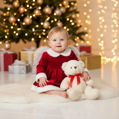 Angel Baby – Soft Light Holiday Christmas Photo