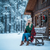 Cabin Retreat – Snowy Escape