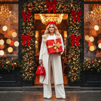 Cafe Entrance – Cream Tailoring Street Style