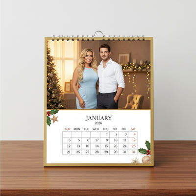 Calendar Edition – The Classic Desk Moment Christmas Photo