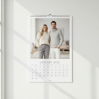 Calendar Edition – The Minimalist Wall Layout Christmas Photo