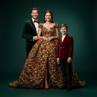 Christmas Couture Majesty Christmas Photo