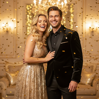 Confetti Shower – Golden New Year Moment