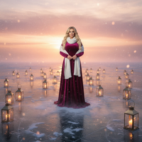 Frozen Lake Reflections