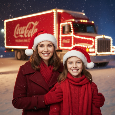 Holiday Coca-Cola Truck Magic