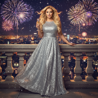 Midnight Fireworks Elegance