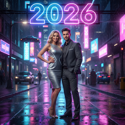 Neon Night – 2026 Glow Portrait