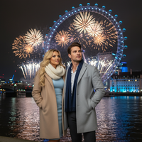 New Year Fireworks – London Eye Radiance