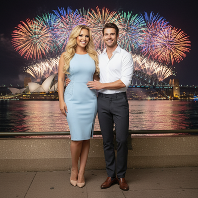 New Year Fireworks – Sydney Harbor Lights