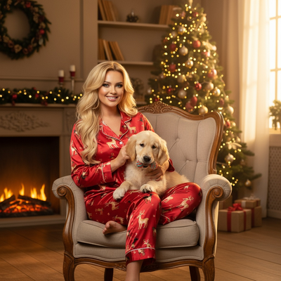 Pajama Joy – Holiday Morning with Pet