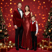 Red Glam Christmas Elegance