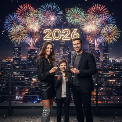 Skyline Countdown – New Year 2026