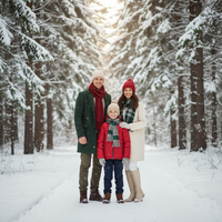 Snow Woods - Family of 3