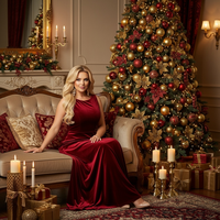 Velvet Eve at the Fireplace