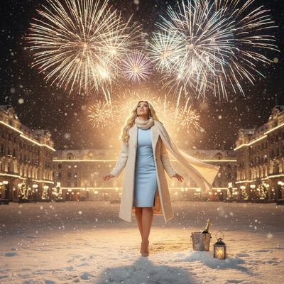 Winter Kiss at Midnight